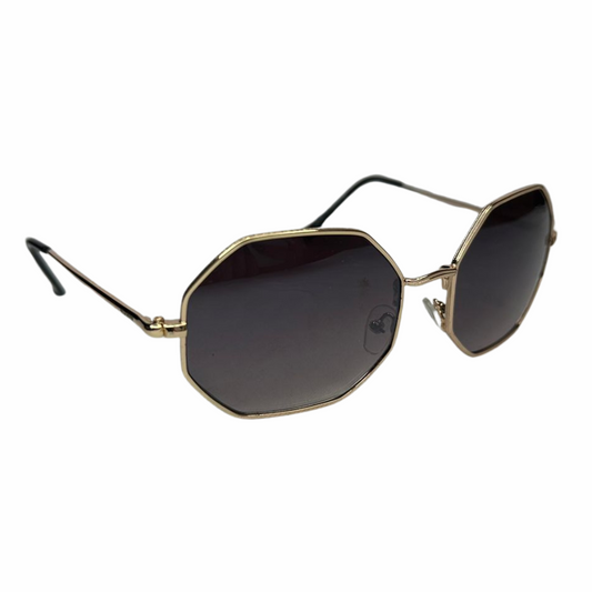 As hastes finas em metal dourado seguem o design minimalista e elegante. As extremidades em material preto oferecem conforto adicional e firmeza ao uso.