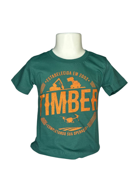 Camiseta Timber – Verde Kids