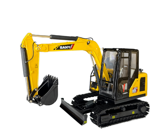 MINIATURA SANY - ESCAVADEIRA SY75 EM ESCALA 1:25