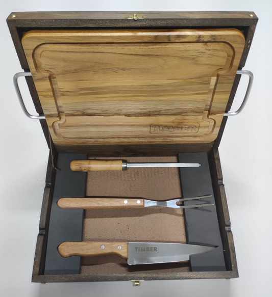 Kit Churrasco Com Tábua