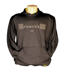 Moletom Preto Ponsse com Capuz