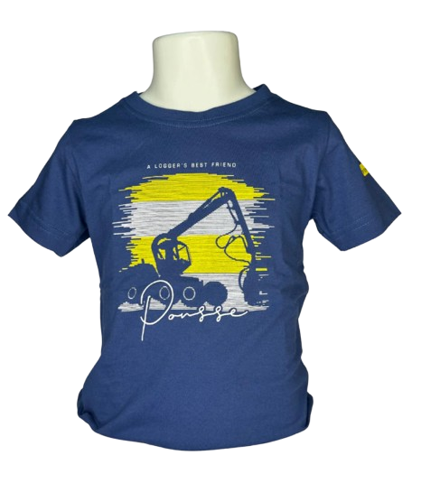 Camiseta Ponsse - Azul Kids