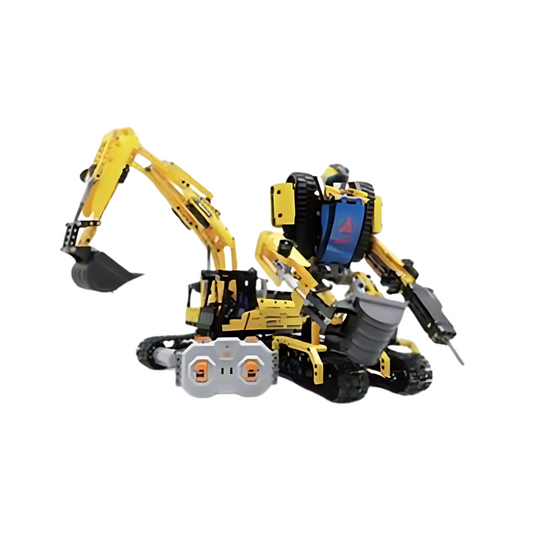 LEGO MINIATURA ESCAVADEIRA DE ESTEIRA TRANSMUTÁVEL