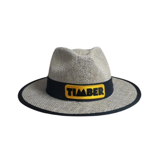 Chapéu de Juta Australiano Preto - Timber
