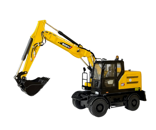 MINIATURA SANY -  ESCAVADEIRA SY155W ESCALA 1:25