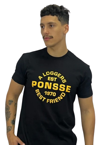 Camiseta Ponsse Preta