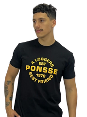 Camiseta Ponsse Preta