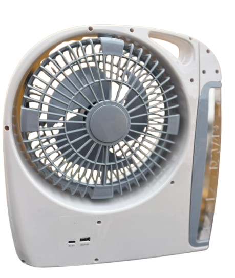 Ventilador Portátil Multifuncional 6 Em 1 Com Luz Led