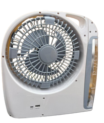 Ventilador Portátil Multifuncional 6 Em 1 Com Luz Led
