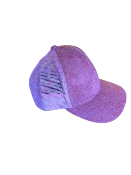 Boné infantil Timber Rosa Veludo