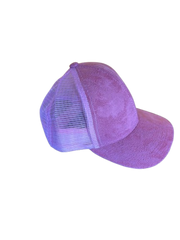 Boné infantil Timber Rosa Veludo